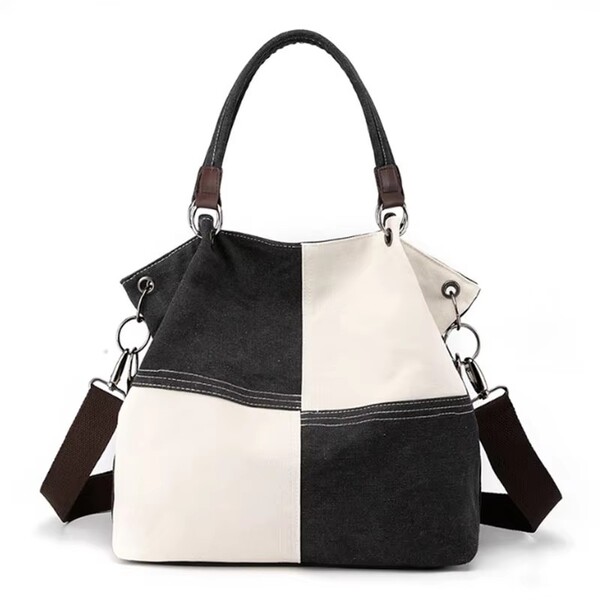 Womens Canvas Multi Purpose Crossbody Bag