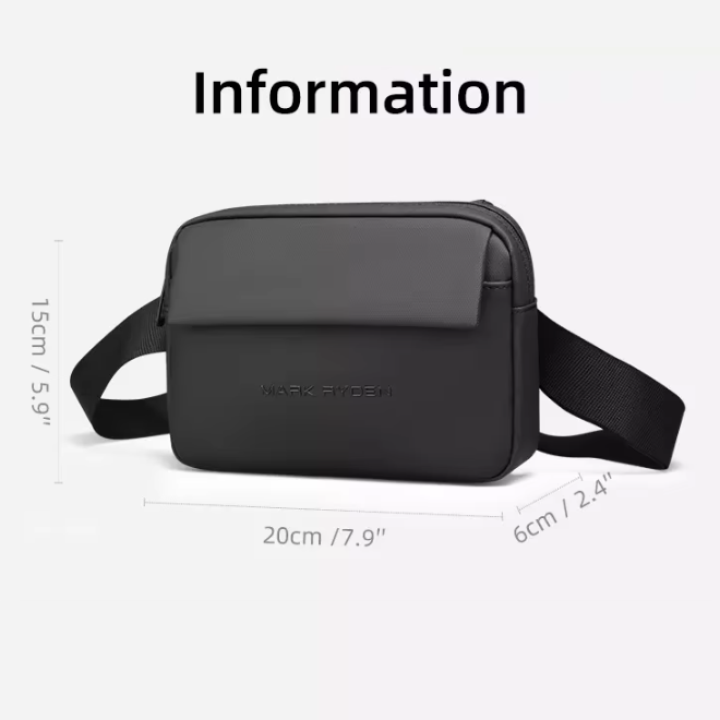 Mini Type Mens Sports Casual Crossbody Bag