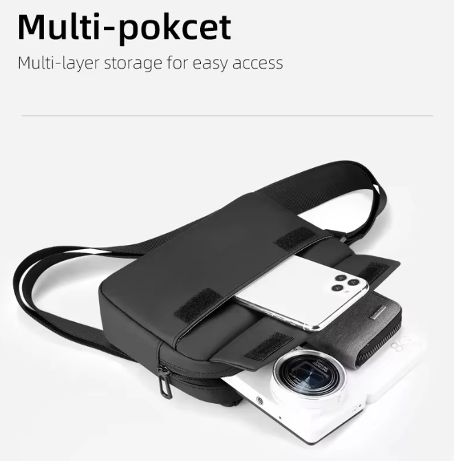 Mini Type Mens Sports Casual Crossbody Bag