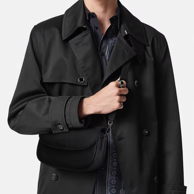Mens Casual Fashionable Leather Shoulder Bag